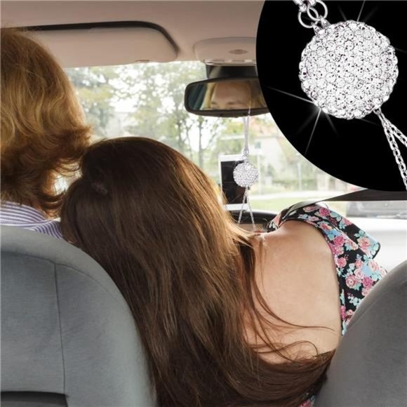 6 Pieces Fluffy Car Accessories Set Fluffy Steering Wheel Cover Soft Fuzz - Picture 6 of 6